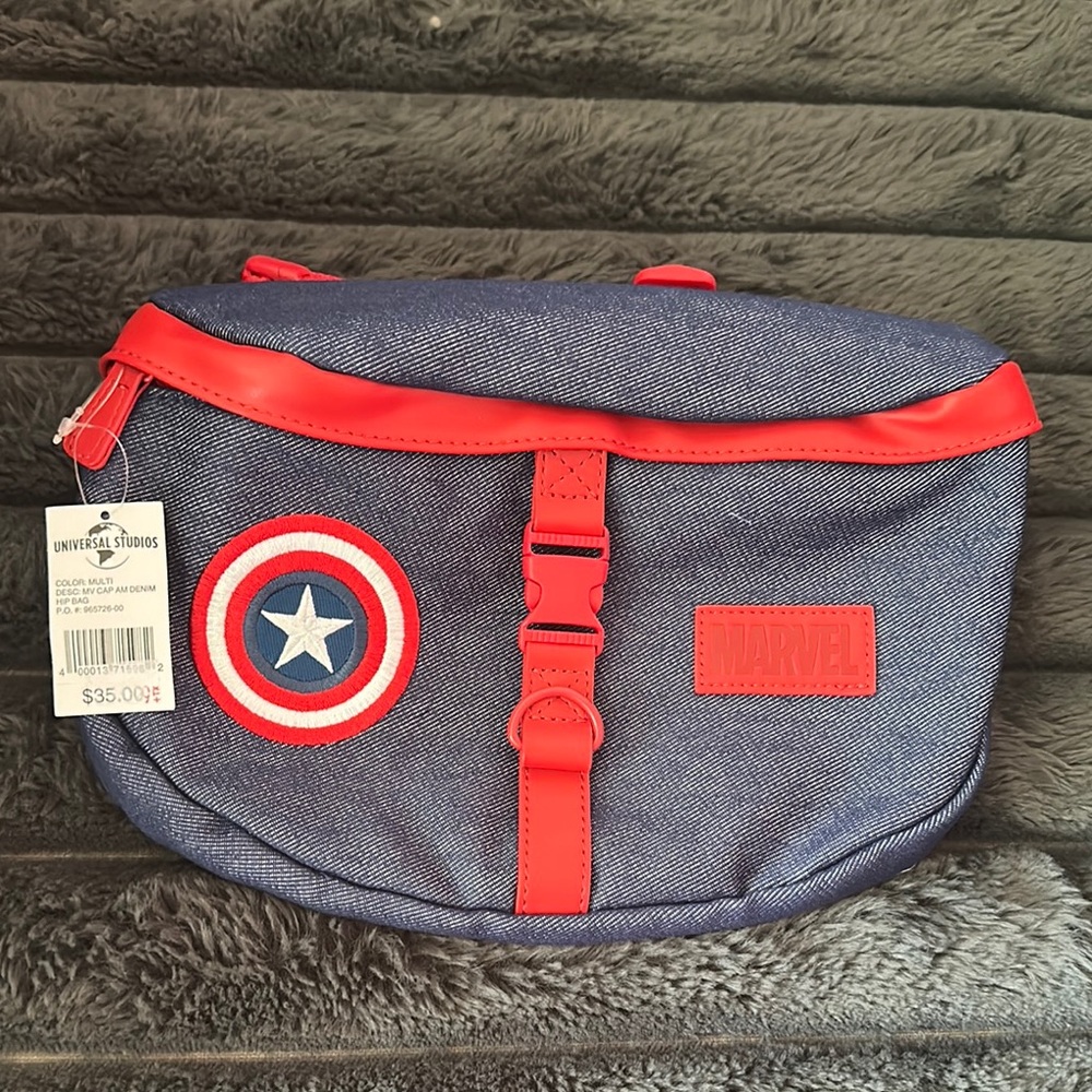 Marvel Universal Studios Denim Fanny Pack
